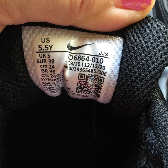 Nike Air Max 90 LTR Kids Youth Sneaker Shoes Black White Size 5.5 unisex CD6864 - Picture 8 of 9